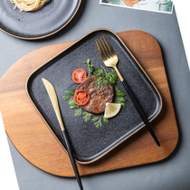 Western tableware steak plate knife and fork plate set ins style European luxury family lovers western plate