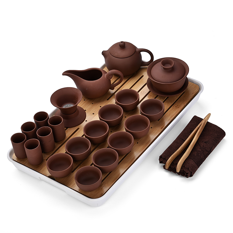 Into this monkey violet arenaceous kung fu tea set the home office of a complete set of Japanese contracted teapot teacup fair keller