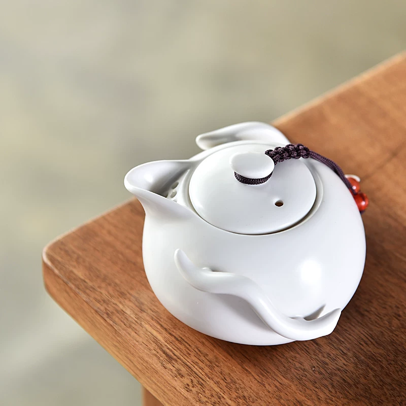 Teapot, ceramic tea set, pinguin, simple and elegant design