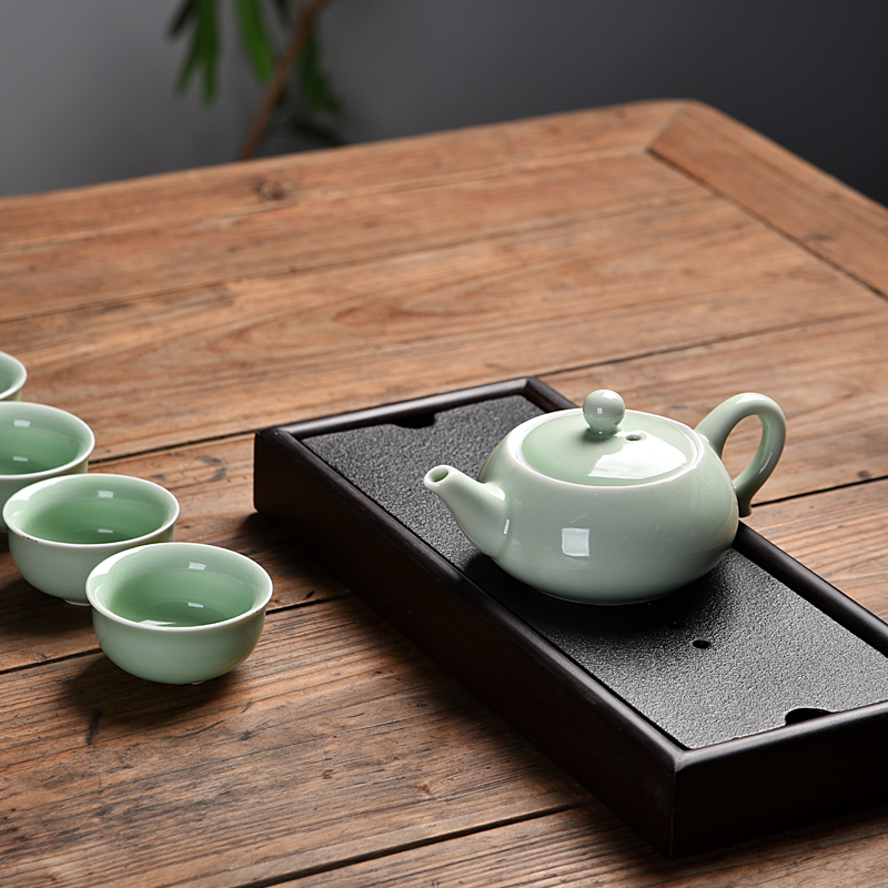Into this monkey household water contracted tea tray was dry sea mercifully set black zen Japanese kung fu tea tray was heavy bamboo tea set tea service