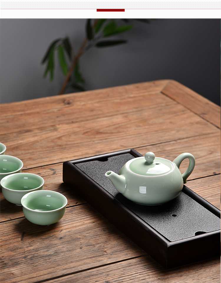 Into this monkey household water contracted tea tray was dry sea mercifully set black zen Japanese kung fu tea tray was heavy bamboo tea set tea service