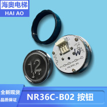 Hangzhou THEO Elevator BR36C button XHB-NR36C-B02 C02 XHB-R34V3 0 0 New spot