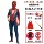 Người nhện quần áo phù hợp với trẻ em Halloween bé trai cosplay anh hùng thám hiểm phù hợp với Người Sắt thun