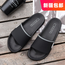  Net red cool slippers for men summer thick bottom couple indoor bathroom non-slip large size outside wear home household slippers for women