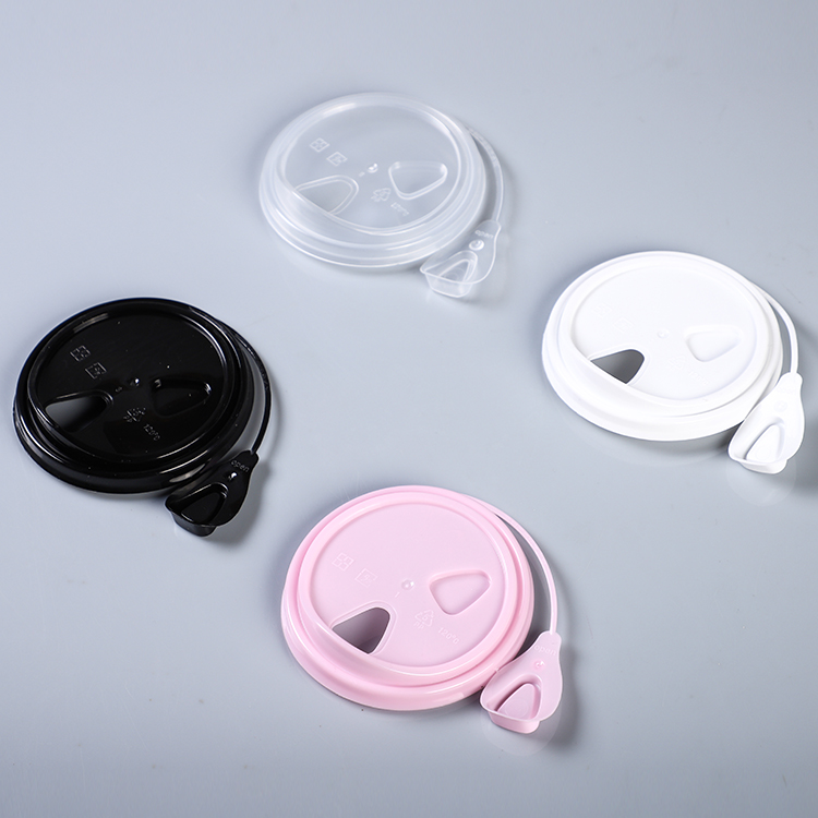 Youleyi leak-proof injection molded cup lid PP material one-time takeaway packaged milk tea juice plastic lid can be customized