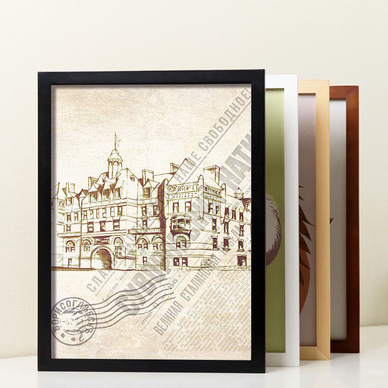 Wall painting frame 20 inch solid wood frame photo personality wall solid wood bedroom solid wood 30 inch 36 decorative inch oil