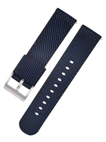 Сменный модный высококачественный нейлоновый плетеный универсальный ремешок для часов подходит для мужчин и женщин, 24mm