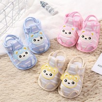  Baby shoes Mens and womens babies 0-1 years old spring and autumn and summer soft-soled sandals toddler shoes 3-6 months non-slip childrens shoes cloth shoes shoes