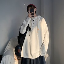 Not even cap sweatshirt male spring autumn new long sleeves trend youth lovers 100 hitch loose blouses Korean version college original Cebu