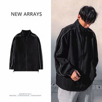 Spring oversize jacket male early autumn Korean version Tide Cards Trend Ins Couple Jacket Loose 100 Hitch Baseball Suit