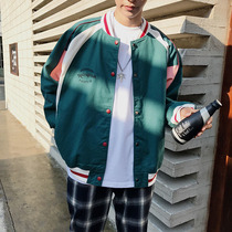 Spring Autumn Jacket Man Trends 100 Hitch Baseball Suit Korean Version Casual Port Wind Boys Sports Blouse Jacket and Tide Cards