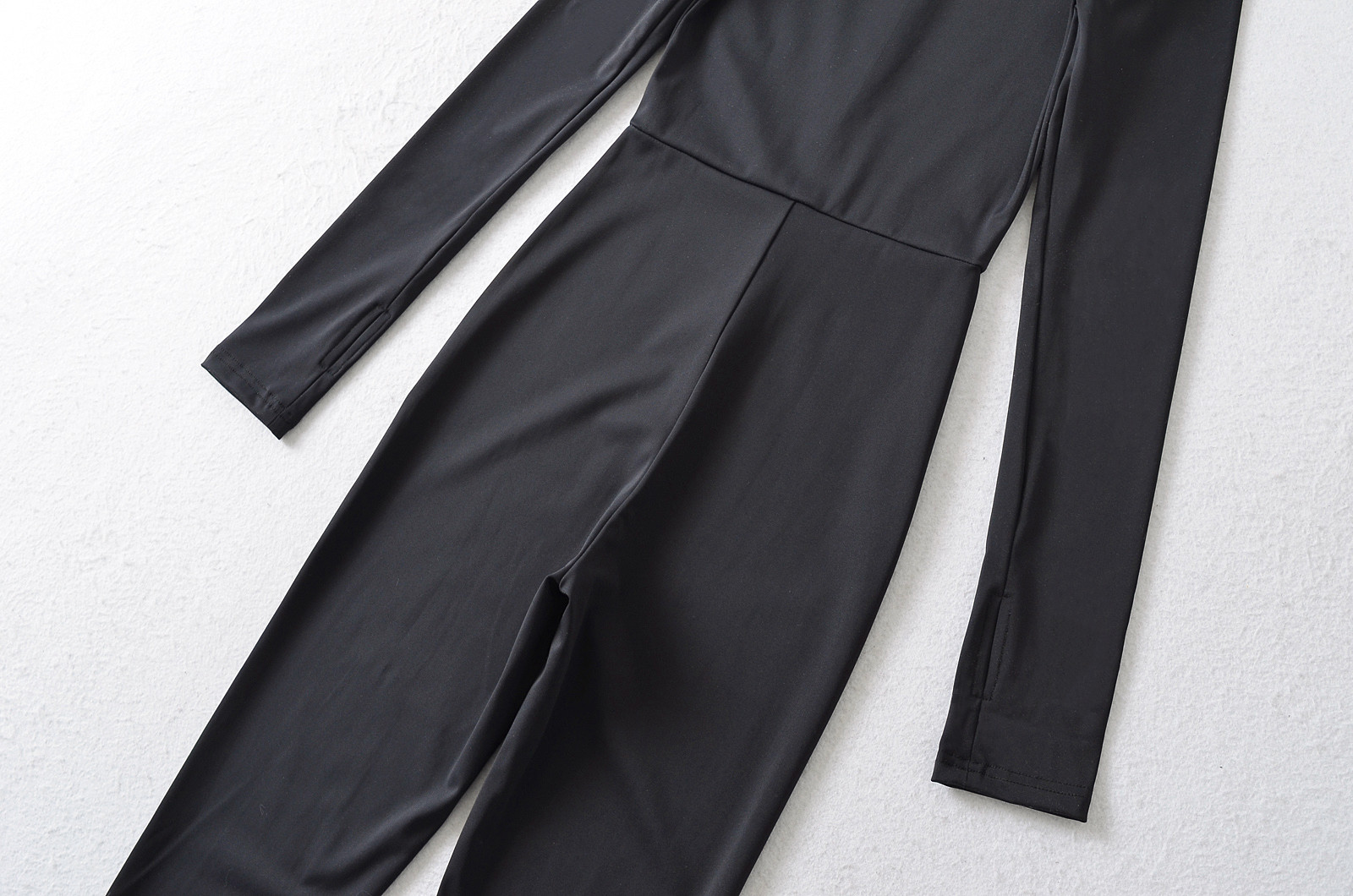 Боди/брюки 子路潮品欧美风新款性感辣妹拉链瑜伽服上衣运动弹力紧身连体裤女