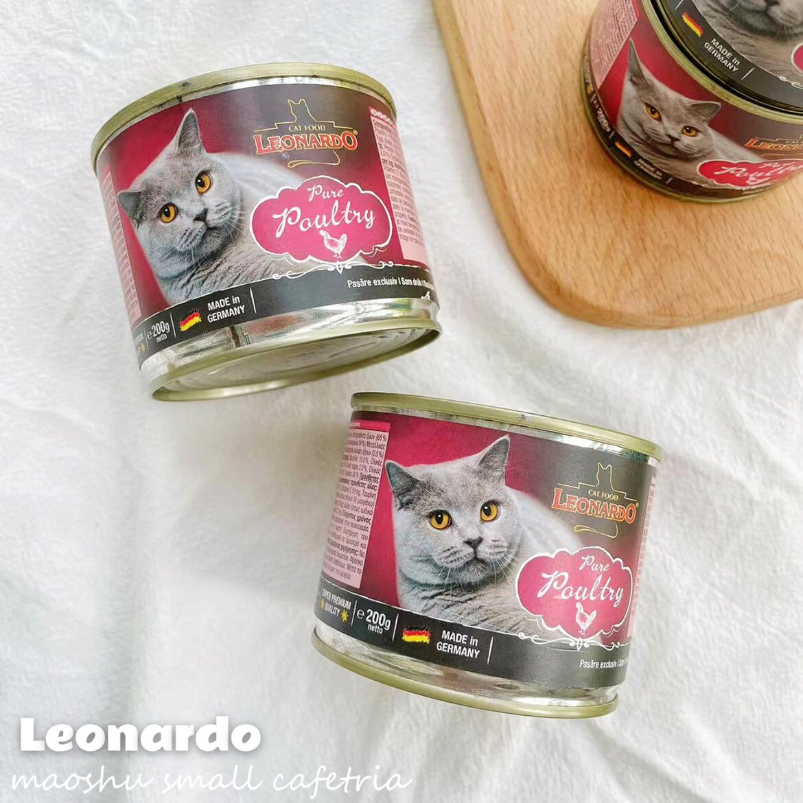 Cat shop in October German Leonardo small plum cat canned Leonardo grain-free staple food cat canned 200