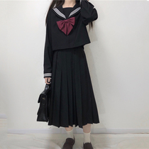 Day Ensemble Bad Jk Uniform Dress Genuine Autumn Winter Ladies One Full Academy Wind Black Sailor Serving Long Sleeve Long Skirt Suit