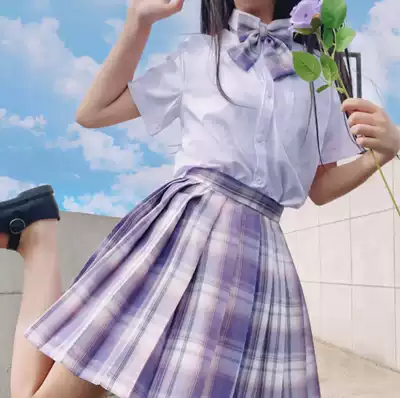 Taro mud cake sunflower original jk uniform skirt genuine full set of female basic college style shirt dress dress suit