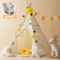 Childrens room small tent indoor dream princess girl boy baby Nordic game house Indian toy wooden house