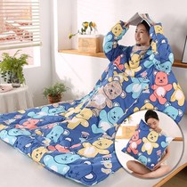 The lazy person who can wear it with sleeves can be worn on the body and can be torn down for winter sleeves to be played with mobile phone deities