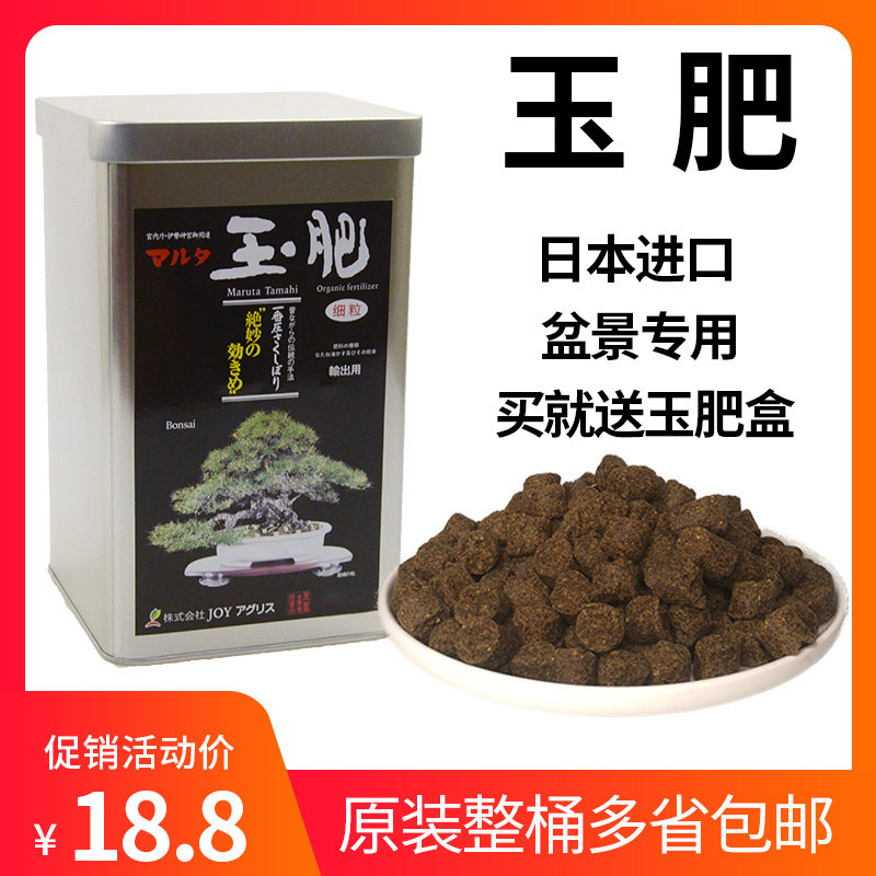 Jade Fertilizer Fertilizer Bonsai Special Japan Original Dress Imported Pine Beri Flowers General Grain Slow Release Fertilizer for Yufei Box