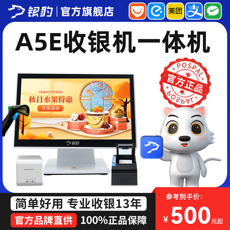 (2024 new introductory cashier) silver leopard supermarket collection silver system software all-in-one catering water fruit shop clothing store convenience store sweep code ordering small program system commercial takeaway orders-Taobao