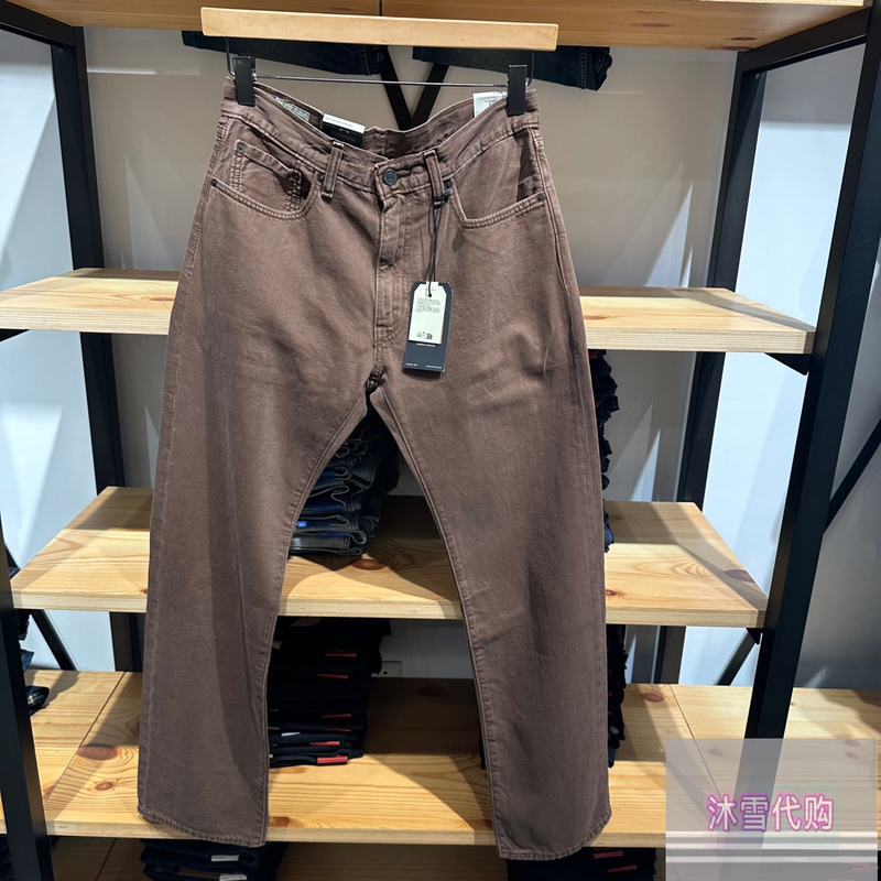 Levis 555 Loose Straight-Leg Fashion Retro Coffee-Colored Men's Versatile Casual Jeans 000Lo-0021 Levis 555 Loose Straight-Leg Fashion Retro Coffee-Colored Men's Versatile Casual Jeans 000Lo-0021
