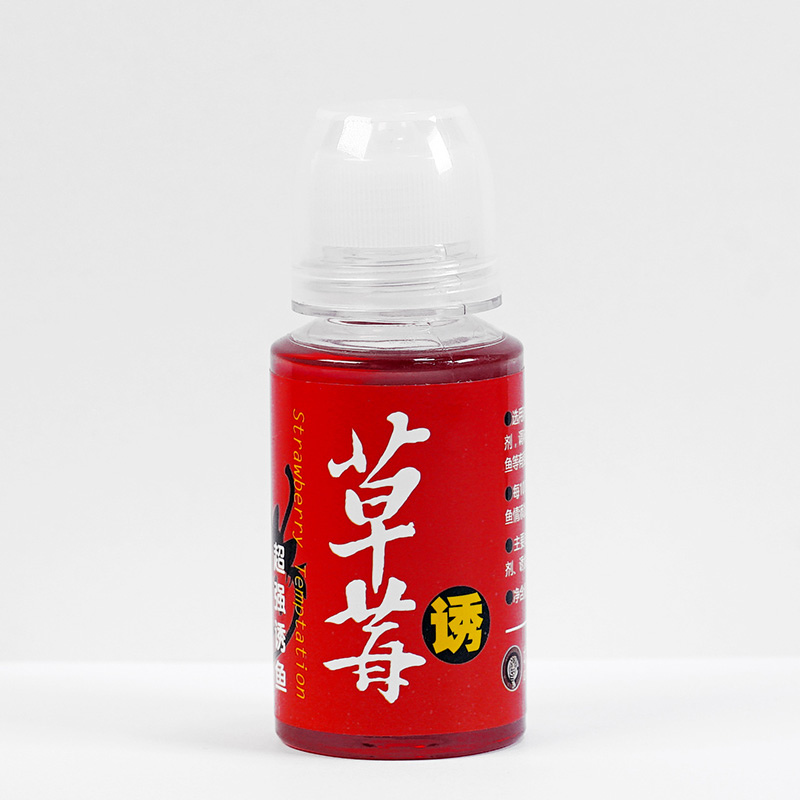 (Han Paopao drug) Good tiger strawberry lure concentrated strawberry spice crucian carp additive black pit crucian bait additive