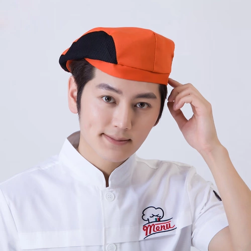 Рабочая кофейная шапка для отеля, берет подходит для мужчин и женщин, дышащая кепка