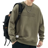 Весенняя толстовка, мужской осенний лонгслив для отдыха, оверсайз, круглый воротник