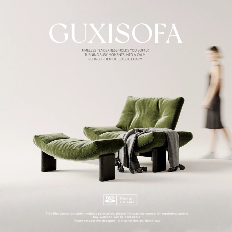 Emmi Casual Chair, Italian Minimalist Style, Hotel Reception Single Chair, Living Room Large-Sized Emmi Single Lazy Sofa Emmi Casual Chair, Italian Minimalist Style, Hotel Reception Single Chair, Living Room Large-Sized Emmi Single Lazy Sofa