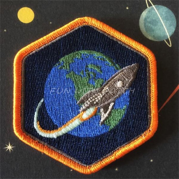 Spot US CCPDW Final Frontier Badge Blast Off Rocket Armband