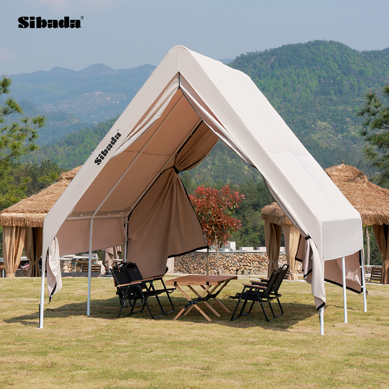 New Outdoor Trendy Triangular Tent, Canopy for Market Stalls, Catering Camp, Restaurant, Barbecue, Rainproof and Sunshade