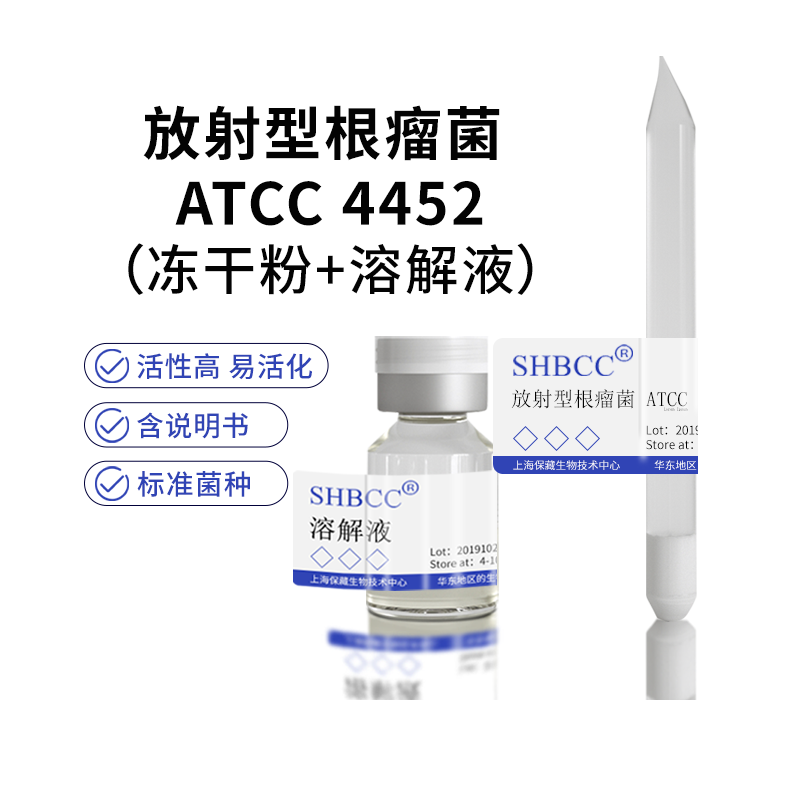包邮 冻干粉 放射型根瘤菌 ATCC 4452 0代菌种培养服务
