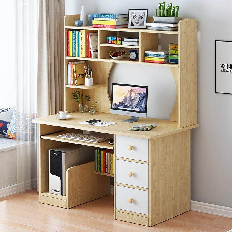 South China furniture Nordic full solid wood desk brief home desktop computer desk book room students study desk sub