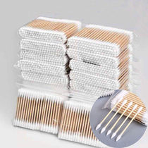 1000 cotton swab wooden stick cotton stick cotton tip ear cotton ball take off makeup remover double head