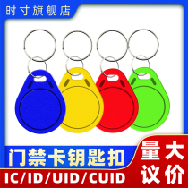 Access card IC card No 3 keychain card CUID can be copied epoxy card 5200 card No 2 ID button card Community property Fudan M1 induction chip card Attendance intelligent elevator door locksmith matching card