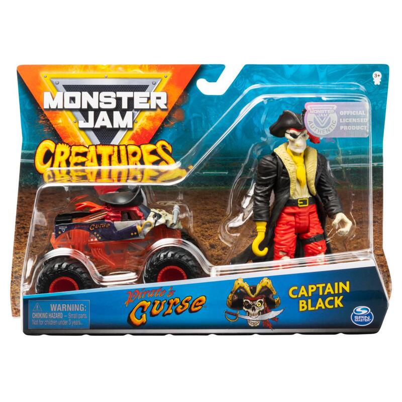 Monster Jam Monster Bigfoot Off-Road Vehicle Monster Truck 1:64 Alloy Model Toy with Doll