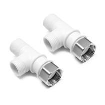 2 steel heads three-way contact spray gun One-in-two-out moisture valve plastic joint single-live water-splitting valve joint water tank