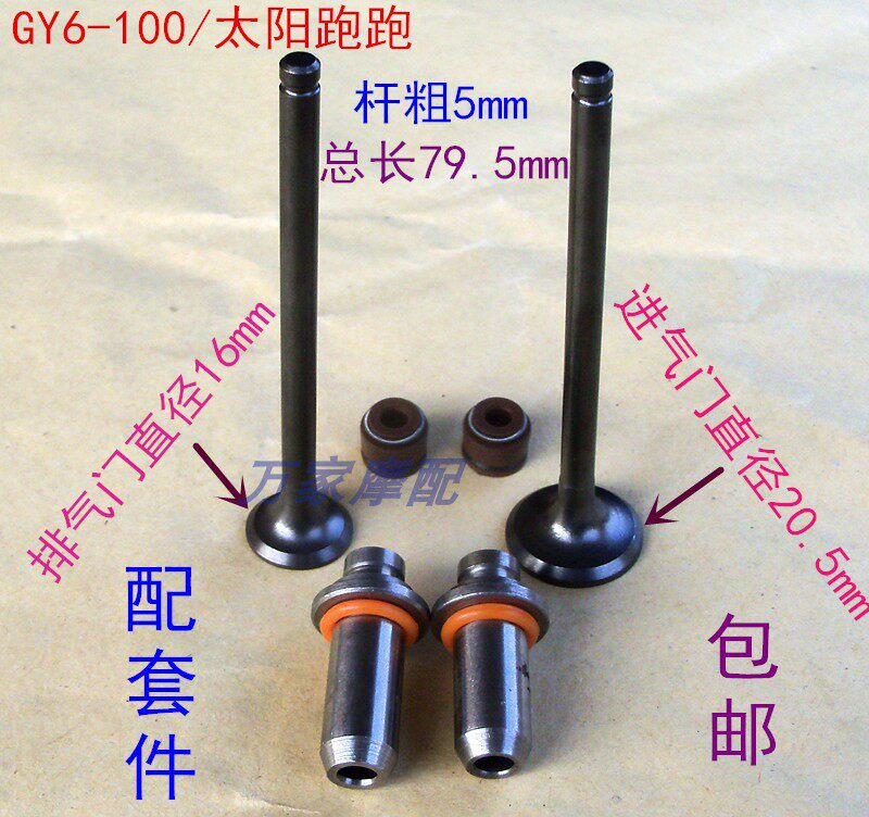 GY6 Haumai 100 Guangyang Dayang Run Run DY48QT-2 50QT-8 POPO Locomotive Valve Guide Oil Seal