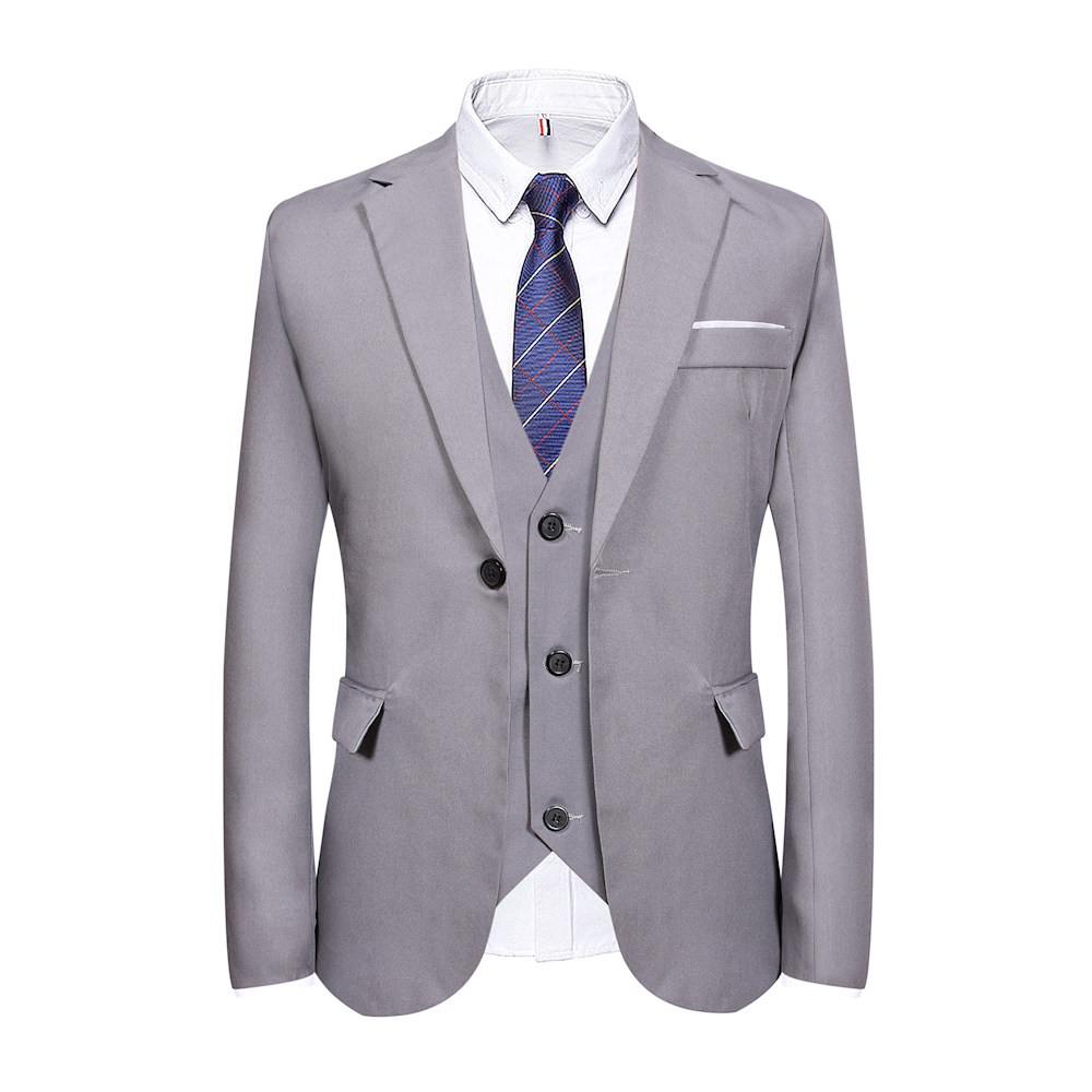 秋冬爆款男士西服套装西服马甲两件套有三种面料详细电聊P80