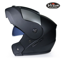 VIRTUE VIRTUE ELECTRIC CAR HELMET SUMMER DOUBLE LENSES OPENING FACE HELMET MEN AND WOMEN ALL SEASON FULL OF ELECTRIC BOTTLE HOOD