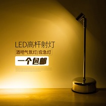 Led decorative atmosphere lamp charging bar table lamp resistant to fall and waterproof decorated bar table light bar desk spotlight idea lamp