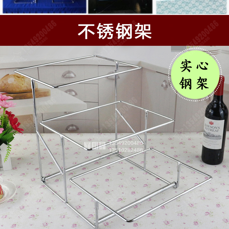 Multi - function fangci melamine plate rack desserts dessert buffet display buffet disc try dribbling cover