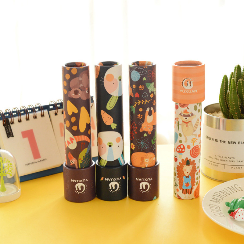 Kaley Drum Child DiyIY Toy Multi-Prism Telescope Kindergarten Boy Girl Birthday New Year Gift Big