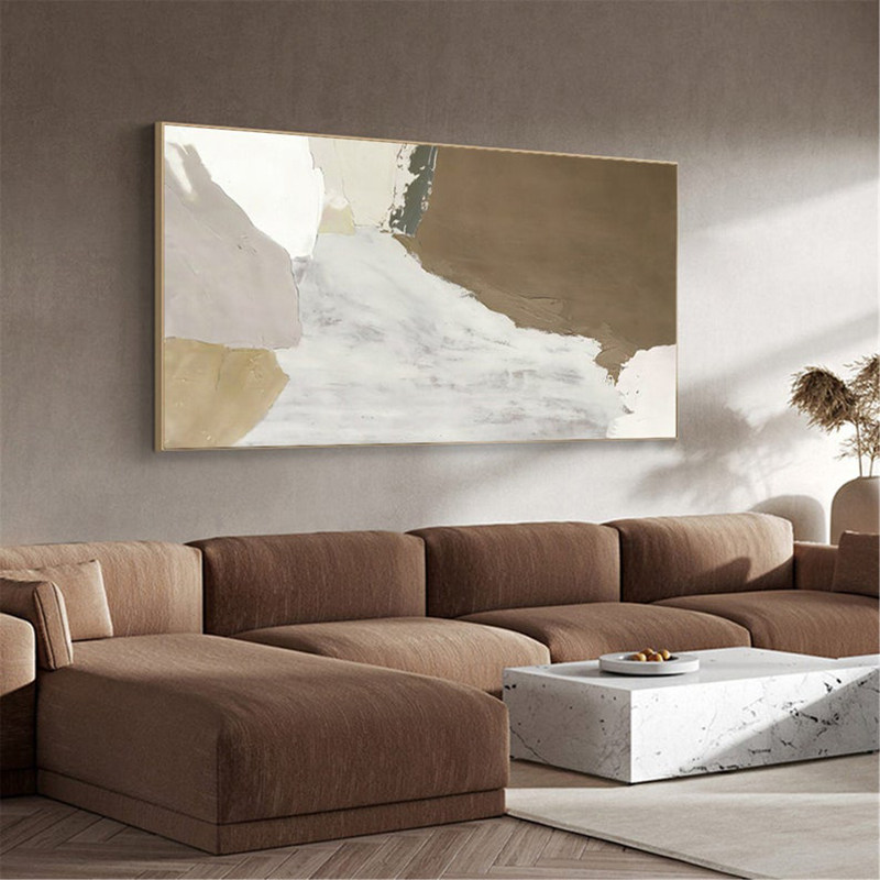 YZS original hand-painted oil painting Nordic Living room Morandi Abstract Paintings of the Ultra Dramatic Simplicity of the Entrance Without Framing