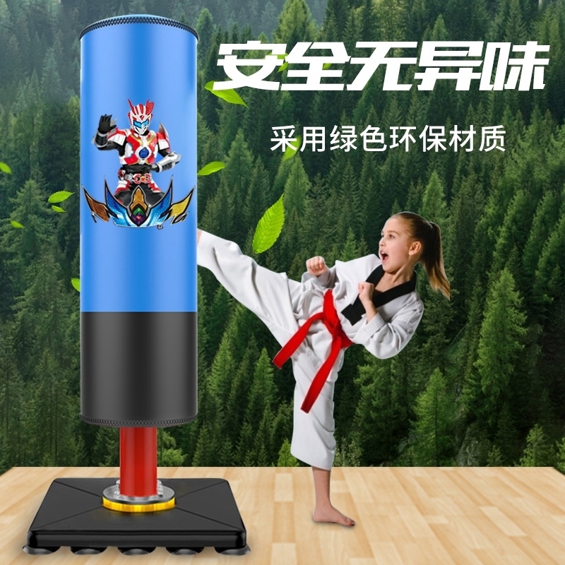Children's boxing sandbag vertical training equipment sandbag gloves taekwondo tumbler home professional sanda suit