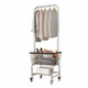 Mobile clothes display rack coat rack