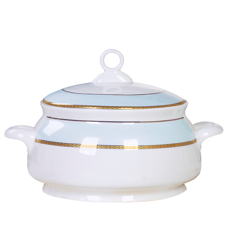 Dishes suit household jingdezhen European - style ipads porcelain tableware ceramics dinner set bowl chopsticks plate combination of Chinese style