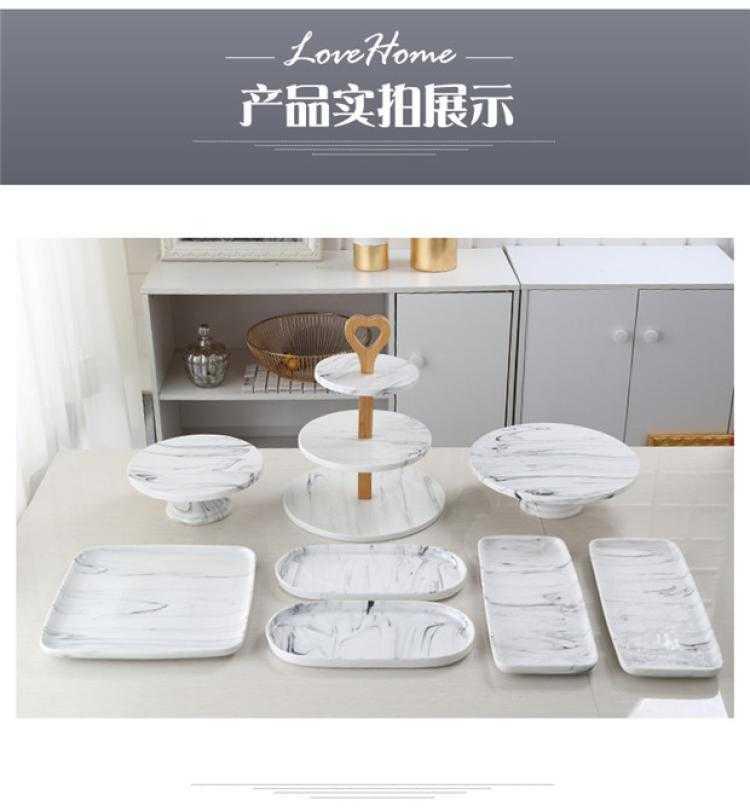 European ceramic dessert table furnishing articles suit a buffet afternoon tea table birthday cake dessert tray display shelf