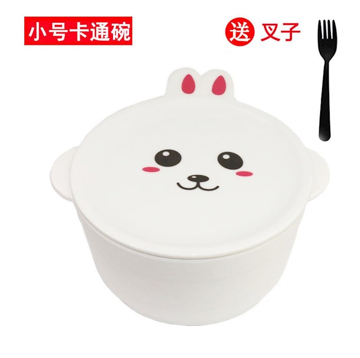Dormitory Japanese household cleaning easy suit than melamine drop number noodles contracted good ceramic bowl with cover students