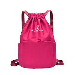 Oxford Cloth Drawstring Pocket 2026 New Style Backpack for Women Lightweight Nylon Cloth Sports Travel Large Capacity Backpack
