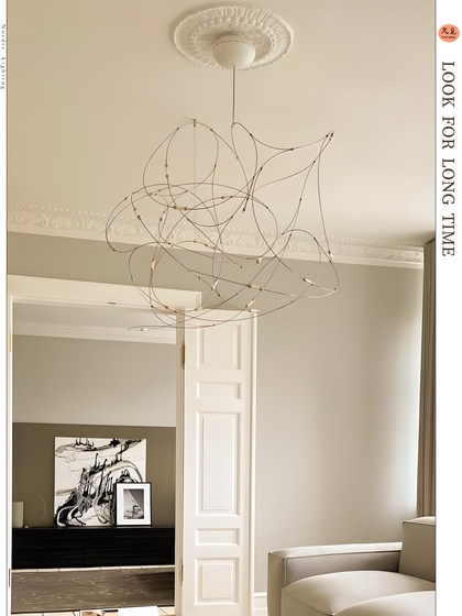 Dutch Moooi Flock French-Style All-Copper Restaurant Bar Pendant Light Italian Minimalist Living Room Firefly Atmosphere Light